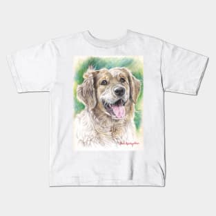 Golden Retriever Kids T-Shirt